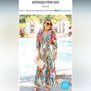 Beautiful light and flowy colorful maxi dress